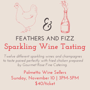 Feathers and Fizz Sparkling Wine Event