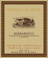 Castello de Neive Barbaresco 2019